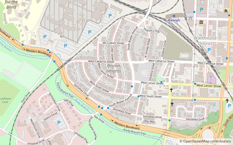 Boylan Heights location map