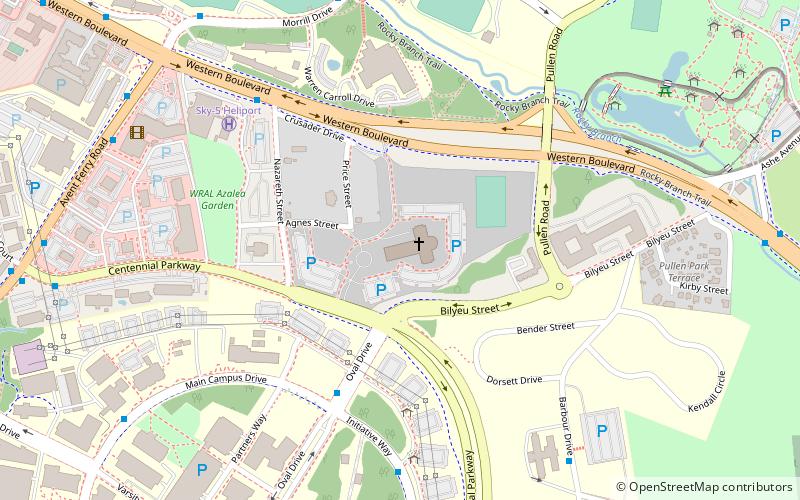 Cathédrale du Saint-Nom-de-Jésus de Raleigh location map