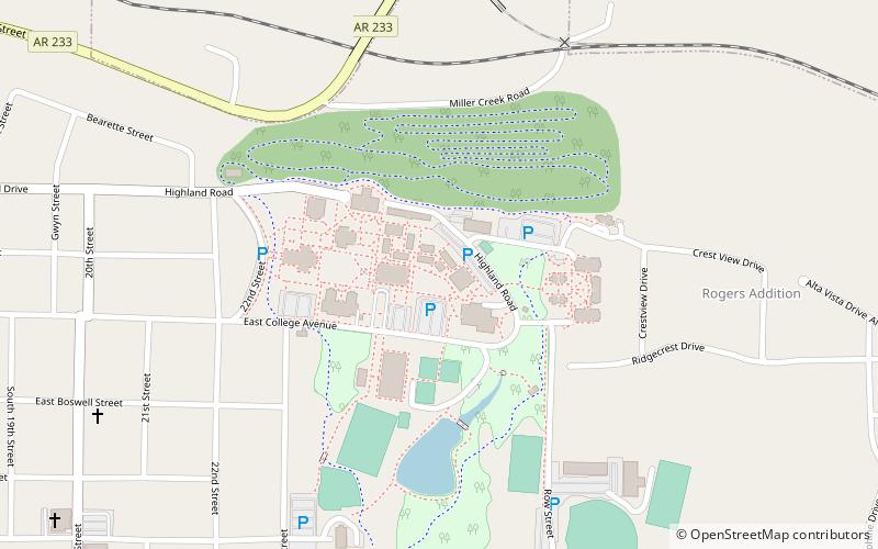 Lyon College location map