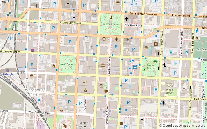 City of Raleigh Museum location map