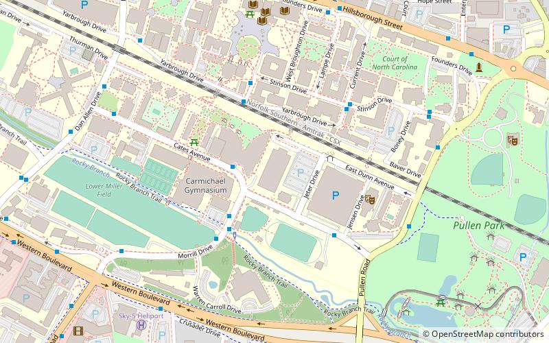 Reynolds Coliseum location map