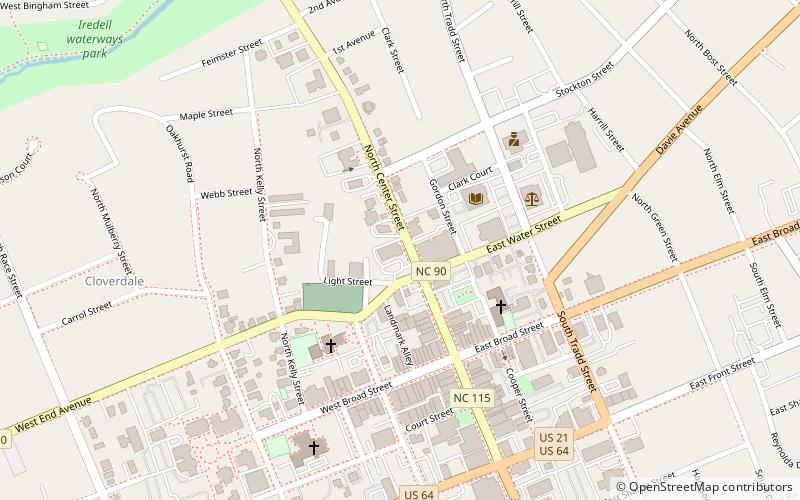 Statesville Historical Collection location map