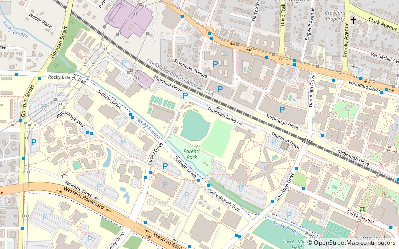 Doak Field location map