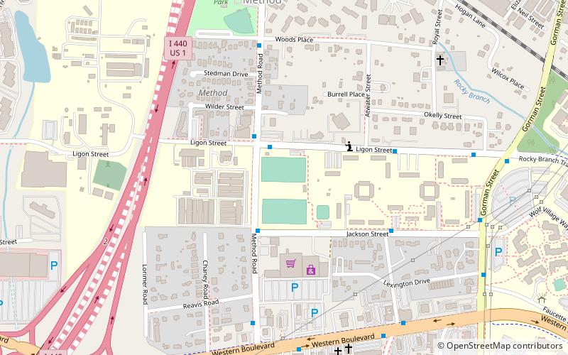 method road soccer stadium raleigh location map