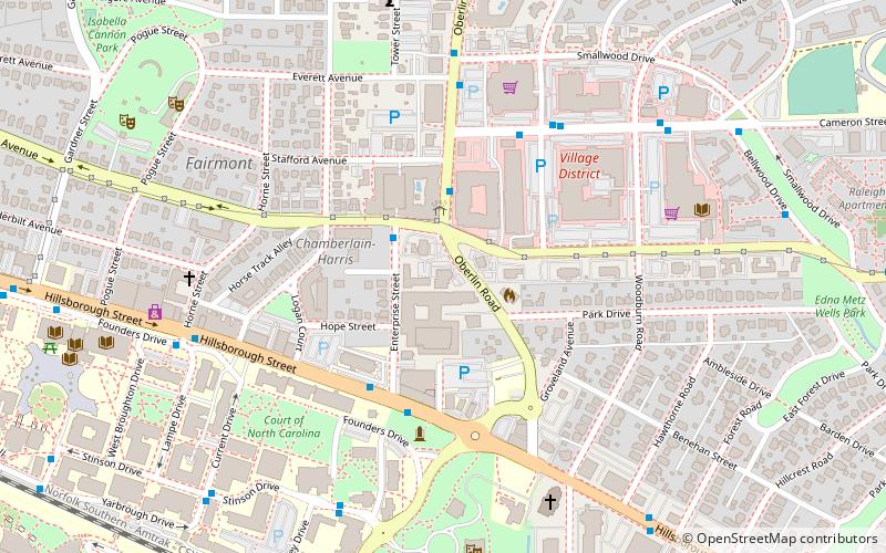 Maiden Lane Historic District location map