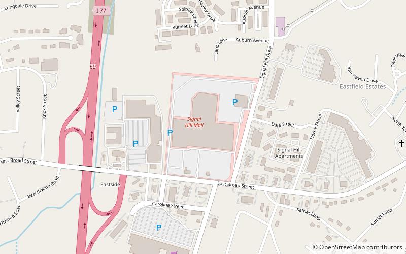 Signal Hill Mall location map