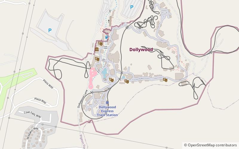 Daredevil Falls location map