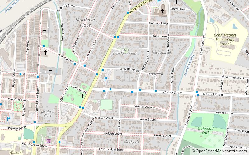 norburn terrace raleigh location map