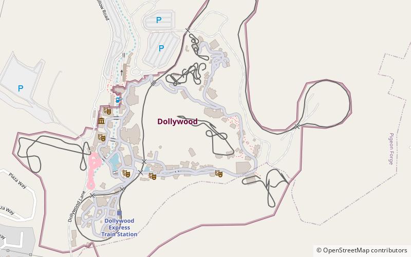 Dollywood location map