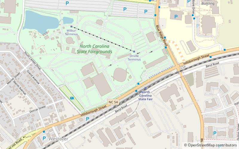 Dorton Arena location map