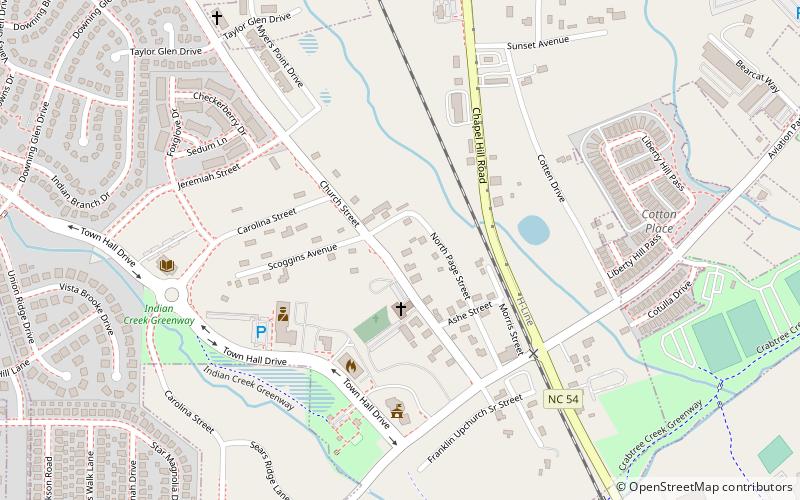Morrisville Christian Church location map