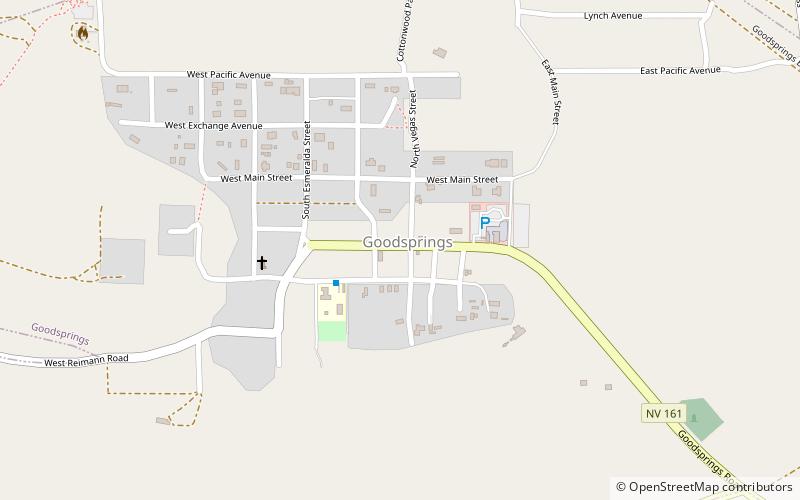 Goodsprings Schoolhouse location map