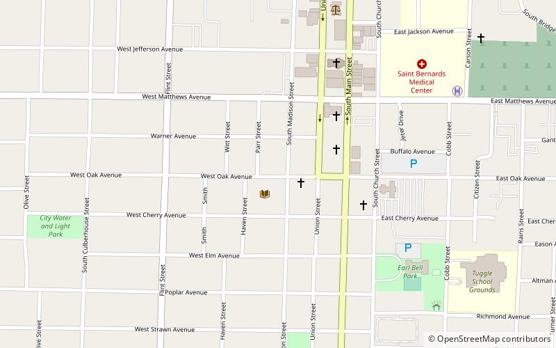 Bell House location map
