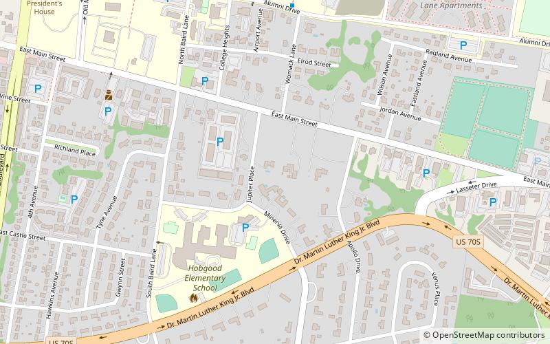 Arnold-Harrell House location map