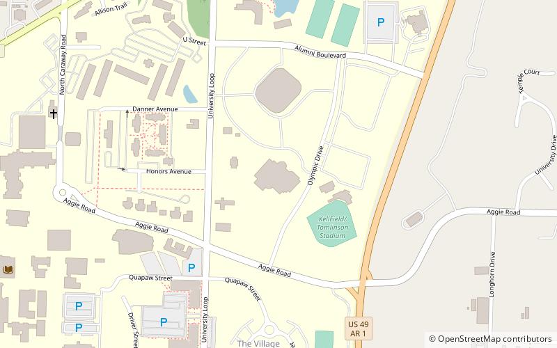 Fowler Center location map