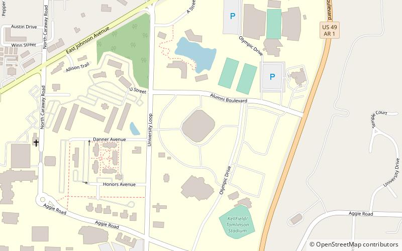 First National Bank Arena location map