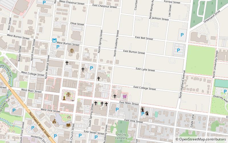 Childress-Ray House location map