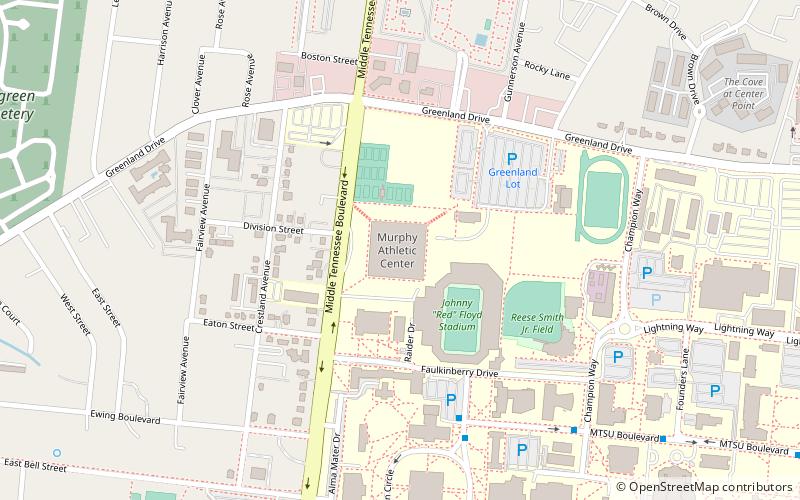 Murphy Center location map