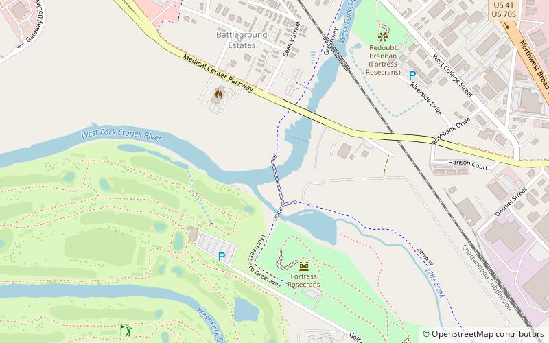 greenway murfreesboro location map