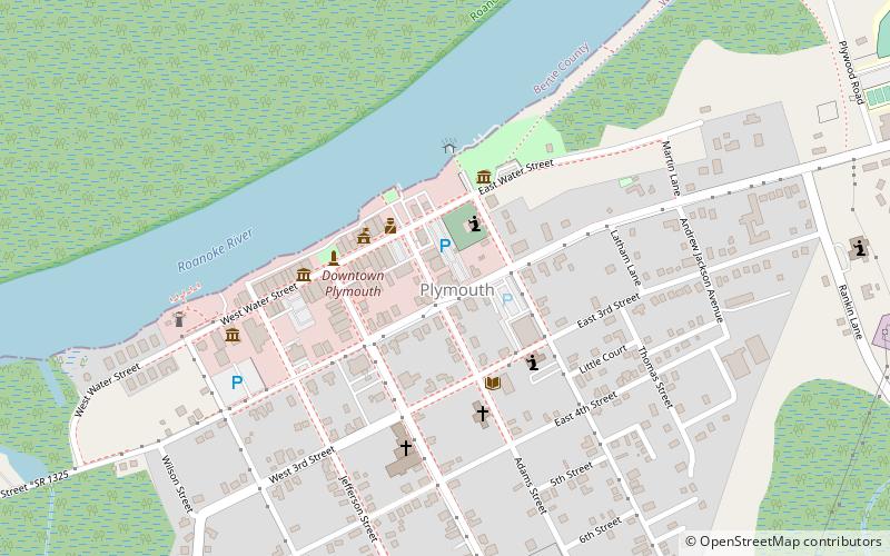 Washington County Courthouse location map