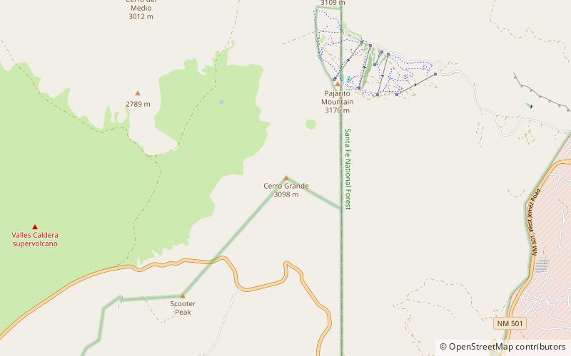Cerro Grande location map