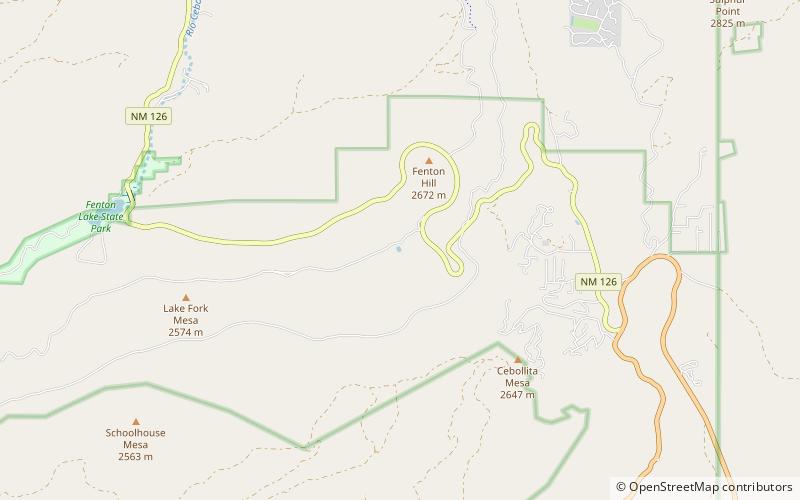 milagro jemez national recreation area location map