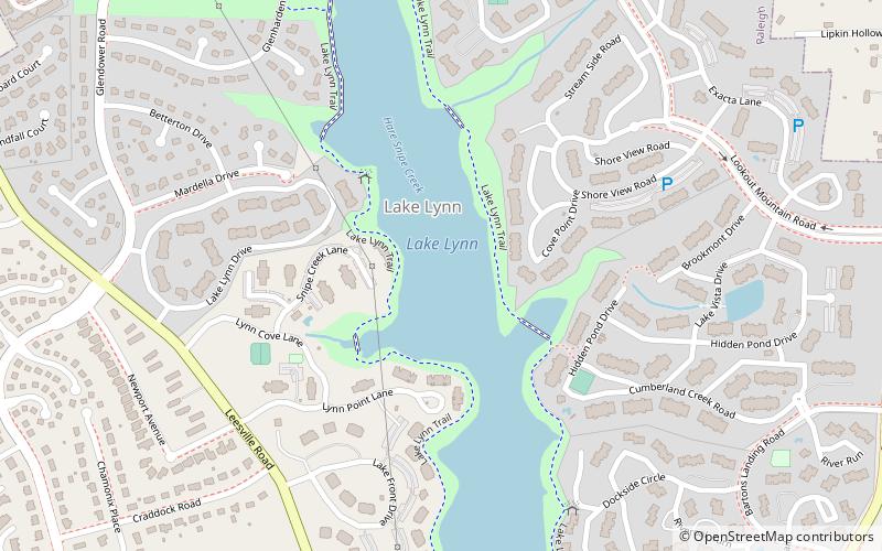 Lake Lynn location map