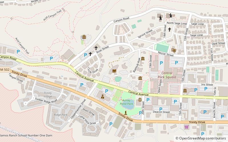 Mesa Public Library location map