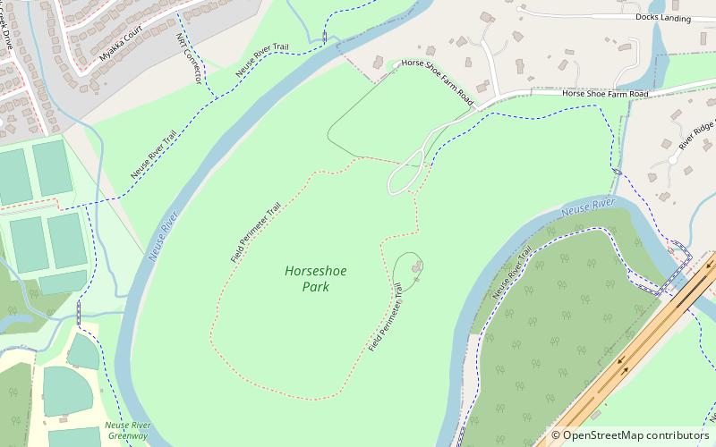 Horseshoe Farm Park location map
