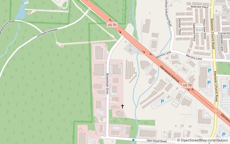 Umstead Park United Church of Christ location map