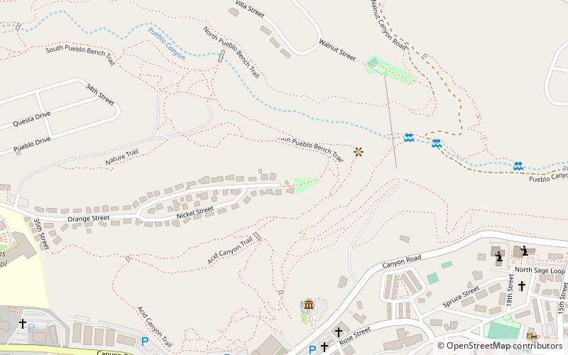 Los Alamos Neutron Science Center location map