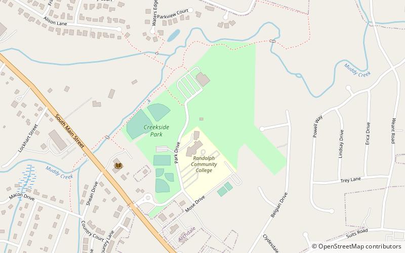 Archdale Farmers Market at Creekside Park location map