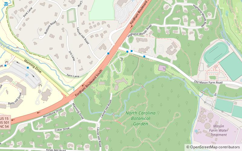 william lanier hunt arboretum chapel hill location map