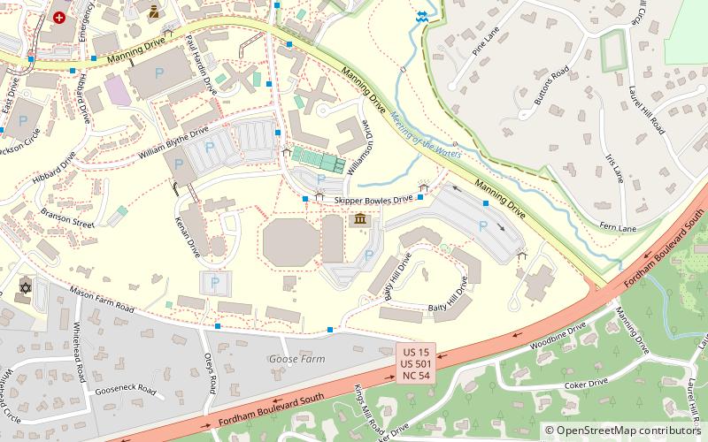 Carolina Basketball Museum location map