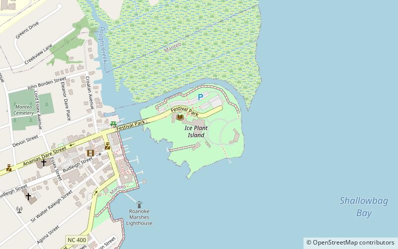 Roanoke Island Festival Park location map