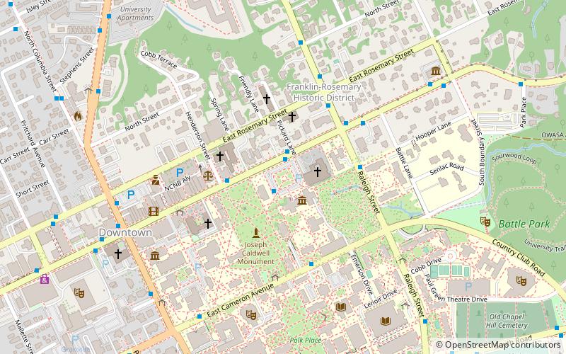 Morehead Planetarium and Science Center location map