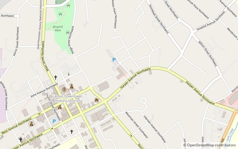 Lenoir Grammar School location map