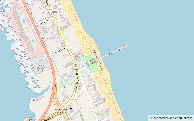 Jennette's Pier location map