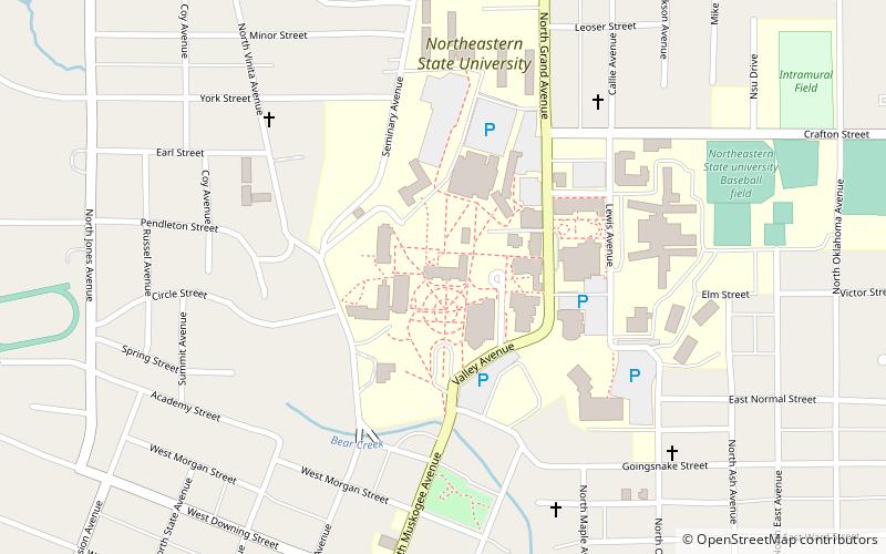 Seminary Hall location map