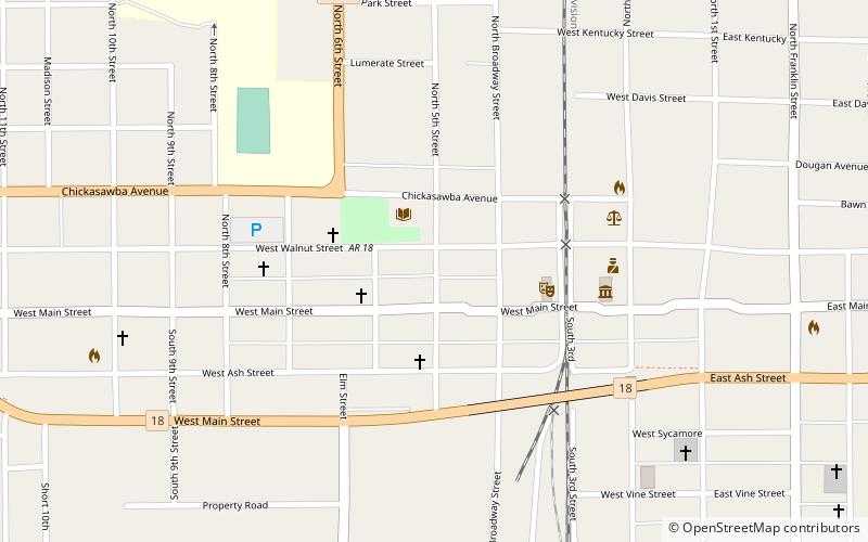 Blytheville Greyhound Bus Station location map