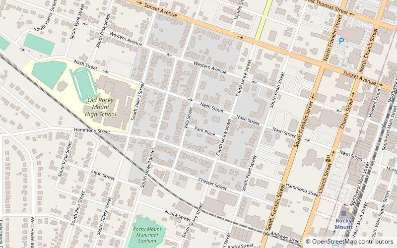 Villa Place Historic District location map