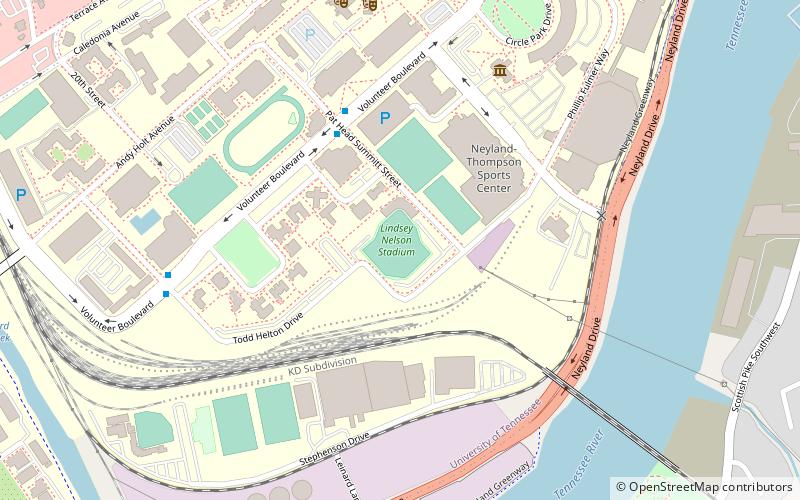 Sherri Parker Lee Stadium location map