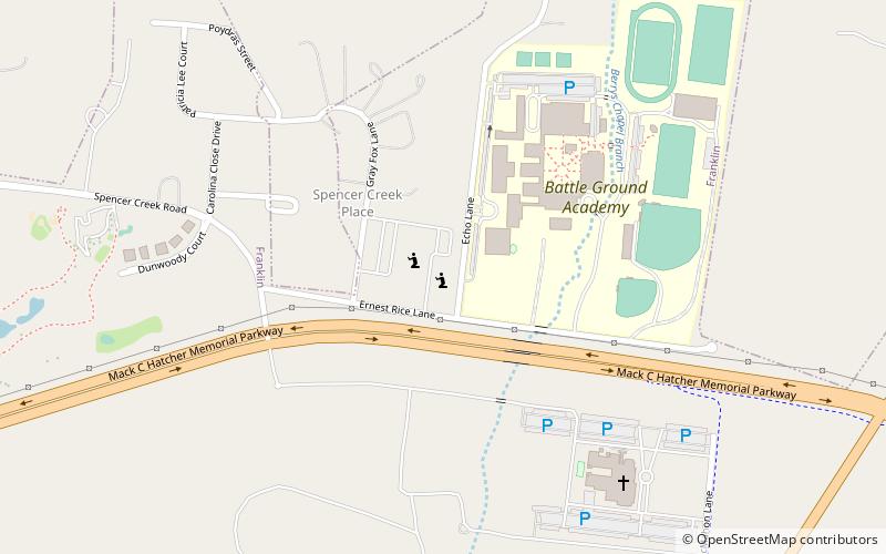 Templo de Nashville location map