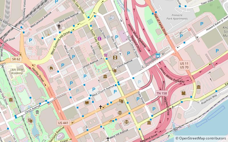 the burwell knoxville location map