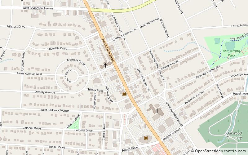 Hardee Apartments location map