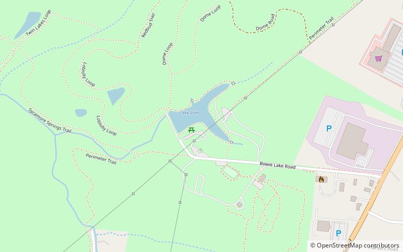 Bowie Nature Park location map