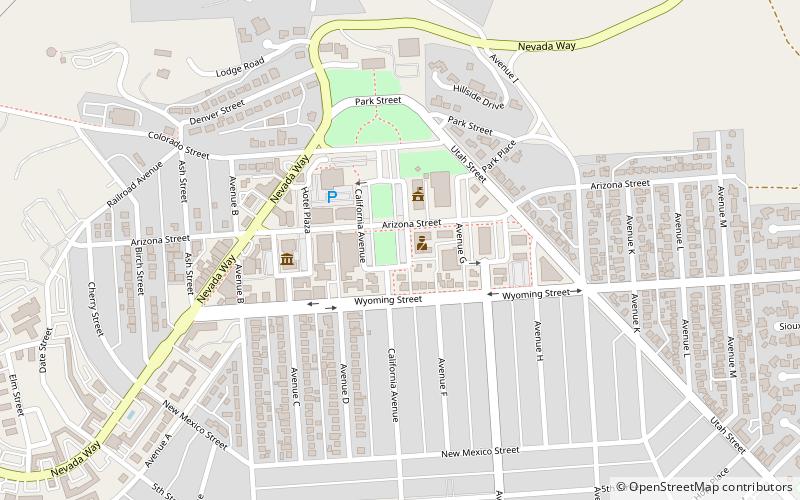 boulder city historic district location map