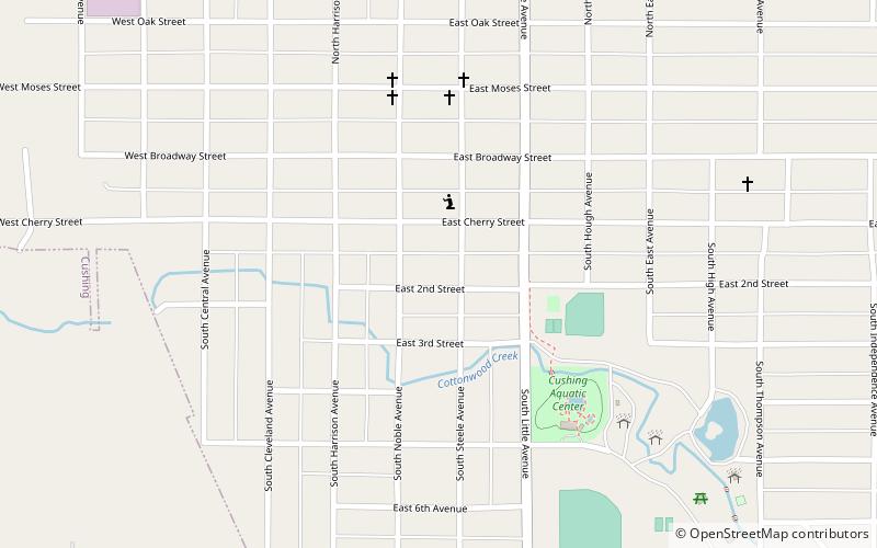 Cushing American Legion Building location map