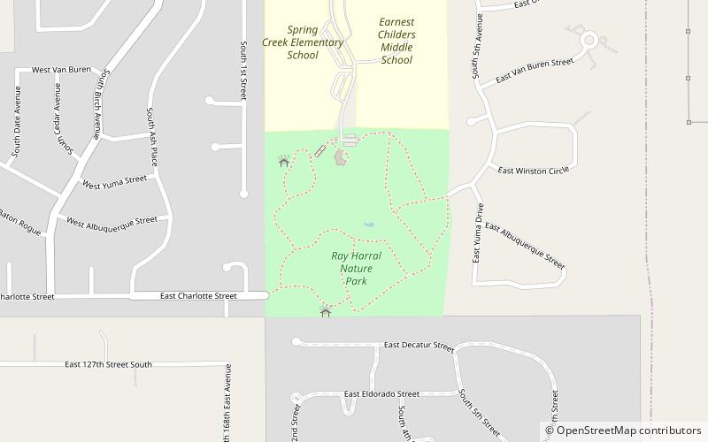 Ray Harral Nature Center location map