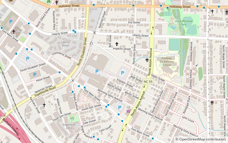 Golden Belt Historic District location map